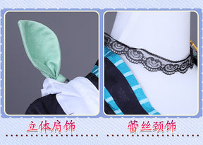 Anime Virtual Idol Pomu Rainpuff Cosplay Costume NIJISANJI EN Lazulight Member Maid Attire Lolita Woman Kawaii Party Suit