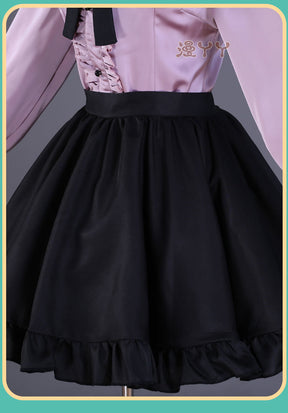 Vampire Miku Cosplay Costume Vocaloid Vampire Miku figure cosplay suit Pink kawaii dress Bowknot uniform