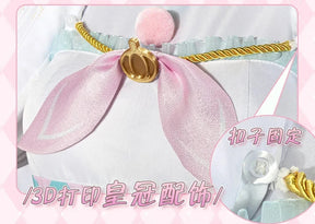 Anime BanG Dream! Kokoro Tsurumaki Cosplay Costume Dress Hat Glove Coat Hat Props Full Set Halloween Sweet Woman Lolita Uniform