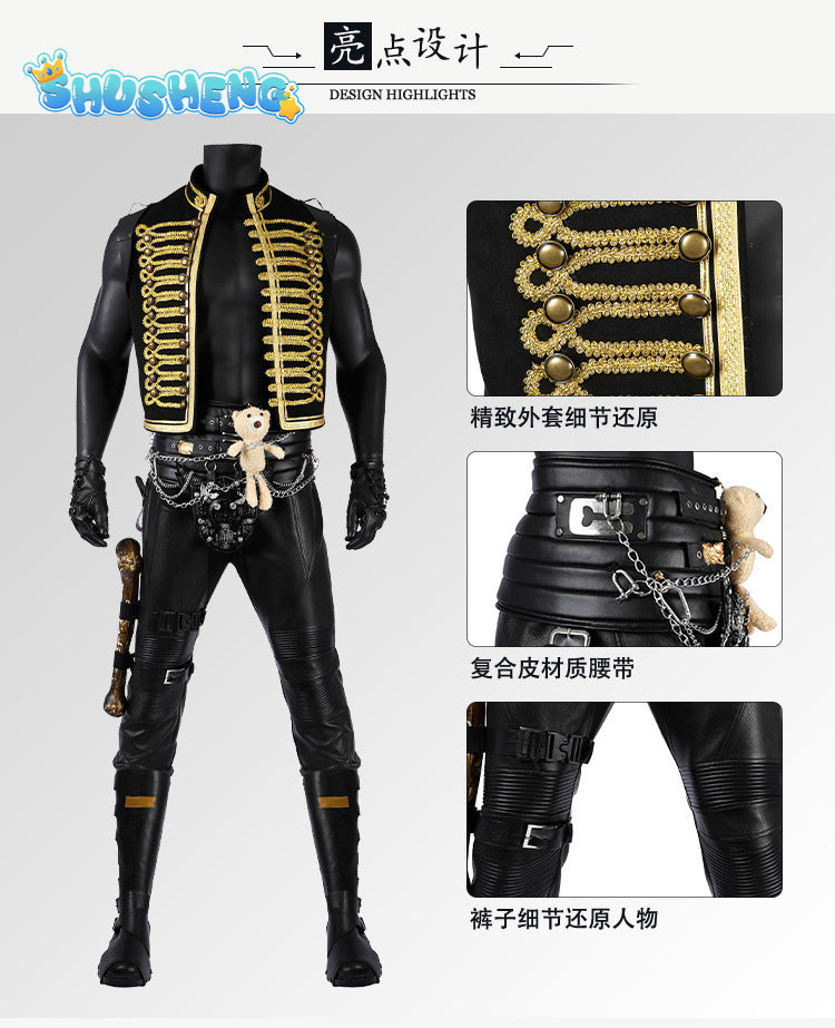 Dementus Cosplay Costume Furiosa Fantasia Mad Disguise Max Halloween Carnival Party Clothes