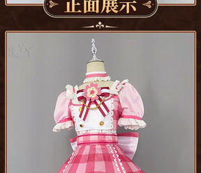 Anime Aikatsu Hoshimiya Ichigo Cosplay Costume Uniform Halloween Party for Women Men Carnival Props