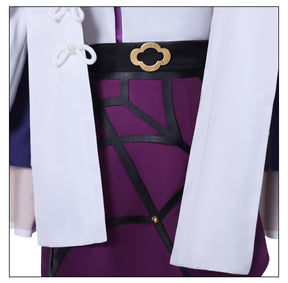 Kafka Honkai Star Rail Fanart Kafka Qipao Dress Cheongsam Cosplay Costume Canival Halloween Role Play Outfits