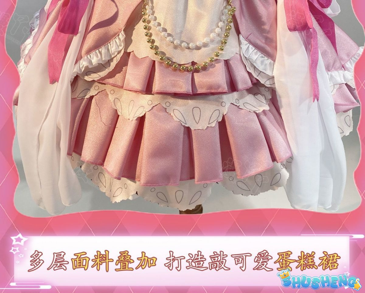 Hoshimiya Ichigo Cosplay Anime Aikatsu!Costume Sweet Lolita with Wings for Hallowmas Christmas Role Play Women