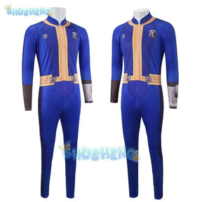 Lucy MacLean Cosplay Costume Fallout Season 1 Vault 33 Female Male Survivor Suit Jumpsuit Uniform Halloween Party Women Men Props