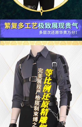 Love and Deepspace Xavier Sylus Rafayel Zayne Cosplay Costume Strict Restrictions Uniform Halloween Party Women Men Shusheng