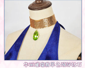 Anime Shugo Chara! Cosplay Tsukiyomi Utau Cosplay Doujin Costume Wig Women Tsukiyomi Utau Cosplay Dancer Sexy Dress