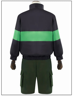 Anime Sakamoto Days Heisuke Mashimo Cosplay Costume Black Green Jacket Pants Halloween Party for Women Men Props Carnival