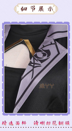Game Identity ⅤAda Mesmer Psychologist Cosplay Costume Psychologist  Black  Woman Sexy  Suit