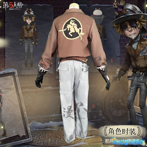 Game Identity V Prospector Norton Campbell Cosplay Costume Red Party Suit Halloween Carnival Uniforms Custom Made