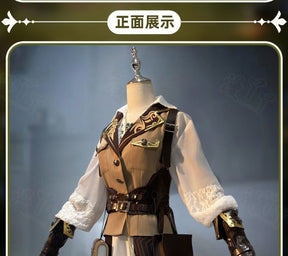 Identity V Melly Plinius Entomologist The Flower Of The Wilderness QiZhen Fashion Game Suit Cosplay Costume Halloween