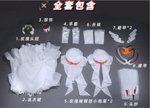 DARLING in the FRANXX Zero Two Cosplay Costume 02 Wedding Dress Uniform Halloween Carnival Party Christmas Play Role  Clothing