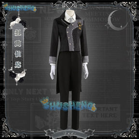 Twisted-Wonderland Jade Leech Cosplay Costume Uniform Halloween Carnival Party Christmas Play Role Clothes Clothing