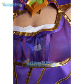 Game Lol Neeko Cosplay Costume Ears, hats, tail，accessories Halloween party funny and cute uniform Neeko Woman Man Set