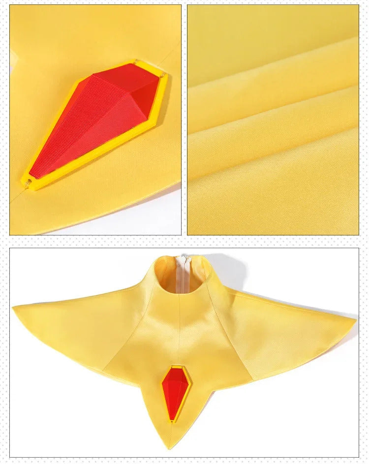 Shusheng-R Dispatch Blonde Blazer Cosplay Costume Superhero 3D Jumpsuit Shoes Sexy Women Zentai Female Halloween Party Bodysuit