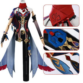 Genshin Impact Chasca Cosplay Costume Dress Game Uniform Hat Stocking Prop Natlan Halloween Party for Women Role Play Shusheng