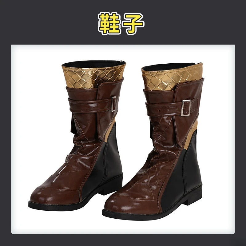 Game Cosplay Series:   Marvel Rivals- Iron Fist /Lin Lie Cosplay high quality Costume Shoes full set Shushengcos Available in all sizes