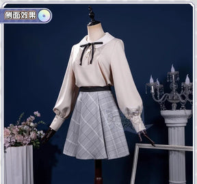 Shusheng-R BanG Dream! Ave Mujica Cosplay Sakiko Togawa Oblivionis Costume Shirt, skirt, socks, tie, Halloween party sweet JK uniform set
