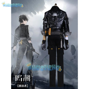 Wuthering Waves Rover Cosplay Costume Wig Game Male Uniform Main Character Resonator Halloween Party for Women Men