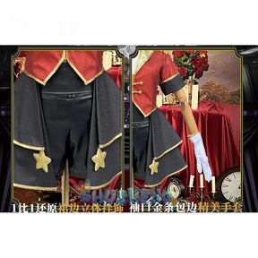 Margaretha Cell Female Dancer Cosplay Game Identity V Costume Hat glasses stockings accessories Halloween party uniform set