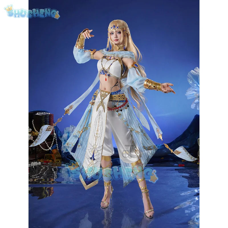 Love and Deepspace Heroine Tidal Dream Island Cosplay Costume Combats Uniform Dress Women Halloween Party Daily Outfit Game