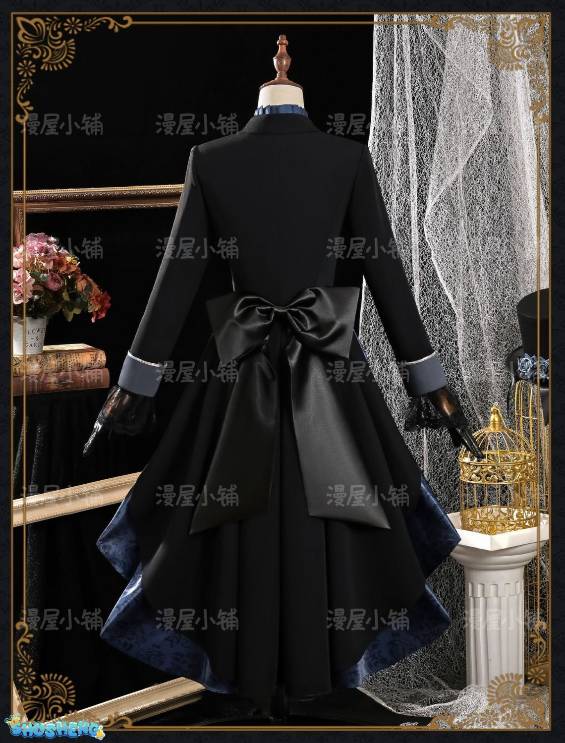Black Butler Ciel Phantomhive Cosplay Costume Elegant Victorian Gothic Devil Uniform for Anime Conventions Carnival Theme Partie