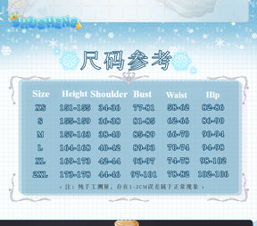 2024 Snow Miku cosplay costume wigs Lolita cute dress hat headwear wig anime Miku Christmas winter snow outfits dress