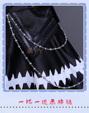 Kurumi Tokisaki Cosplay Costume Anime Date A Live Worst Spirit Dress Maid Uniform Headband Eye Patch Gloves Halloween
