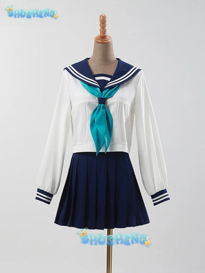 Noko Shikanoko Cosplay Costume Anime My Deer Friend Nokotan JK Sailor Skirt School Uniform Halloween Women