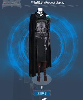 Witcher 3 Wild Hunt Cosplay Yennefer of Vengerberg Costume Cloak apron gloves waistband Full set Halloween Party Woman uniform