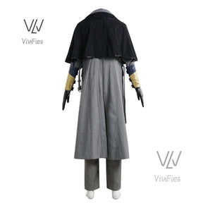 Game Bloodborne Gehrman Cosplay Costume Halloween outfits Women Men New Suit Uniform Accessories and props set in stock