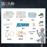 Identity Ⅴ Joseph Desaulniers Photographer Cosplay Costume Halloween summer beach casual uniform jacket shorts necklace prop set