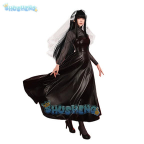 Shusheng Anime Sakamoto Days Osaragi Cosplay Veil Stocking Costume Dress Assassin Taro Sakamoto Halloween Party for Women Prop