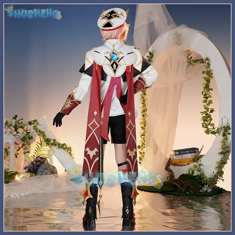 Genshin Impact Dahlia Cosplay Costume New Skins Uniform Hat Goth Vampire Heterochromia Boy Mondstadt Halloween for Women Men