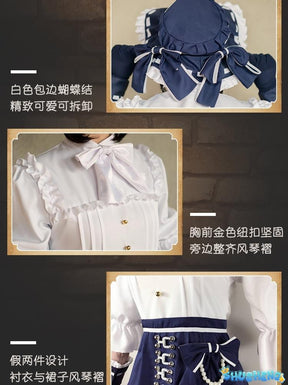 Anime Game Identity V Gardener Emma Woods Lolita Dress Lovely Uniform Cosplay Costume Role Play For Women