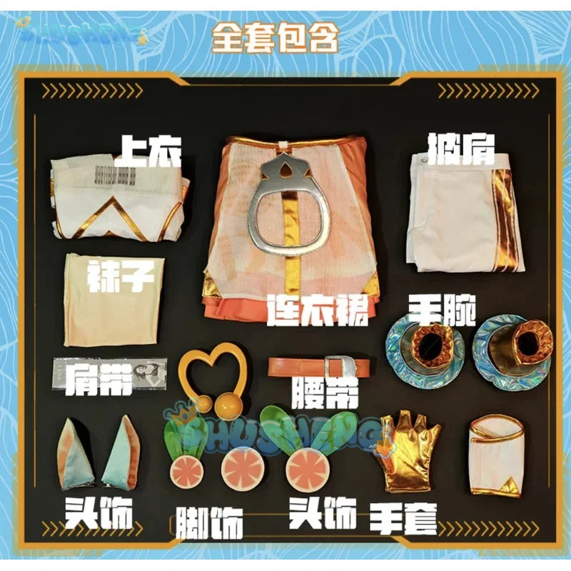 LoL Ahri Dream Sweetheart Women The Nine Tailed Fox Cosplay Costume Cos Game Anime Party Uniform Hallowen Play Role Clothes