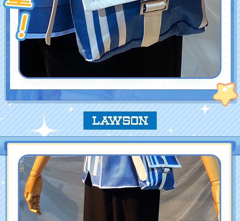 Game Identity V Cosplay Costumes Postman Victor Grantz Cosplay Costume Survivor Uniform Suits Clothes Blue Uniform