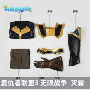 Adult Thanos Costume Avengers Infinity War Super Villain Child Halloween Fancy Dress Carnival Party Cosplay Costume