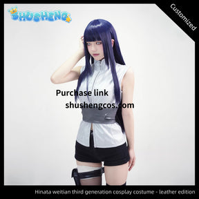 Anime Cosplay Series:Naruto Hinata Hyuga Cosplay Costume full set Shushengcos customized version