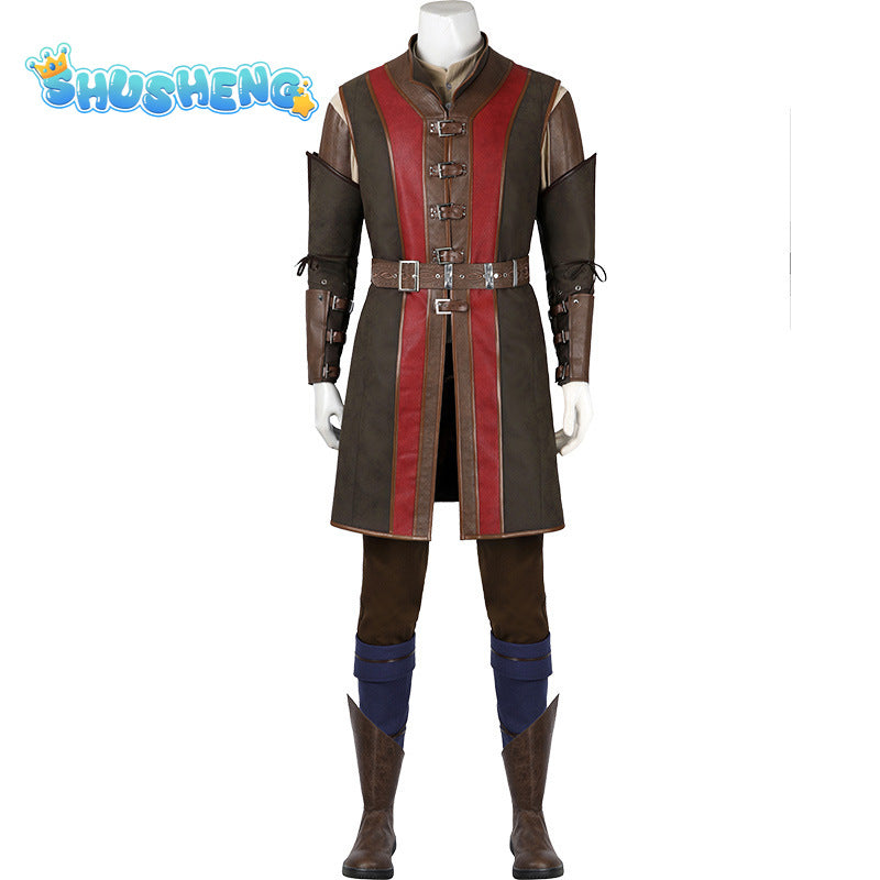 Baldur's Gate Gate Wyll Cosplay Costume Deluex Coat Shirt Pants Outfits BG3 Wyll Fancy Dress Suit Fantasia Role Play Uniform