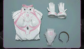 Mari Makinami Illustrious Anime EVA Cosplay Costume Women's sexy Halloween party leather jumpsuit gloves props wig uniform set