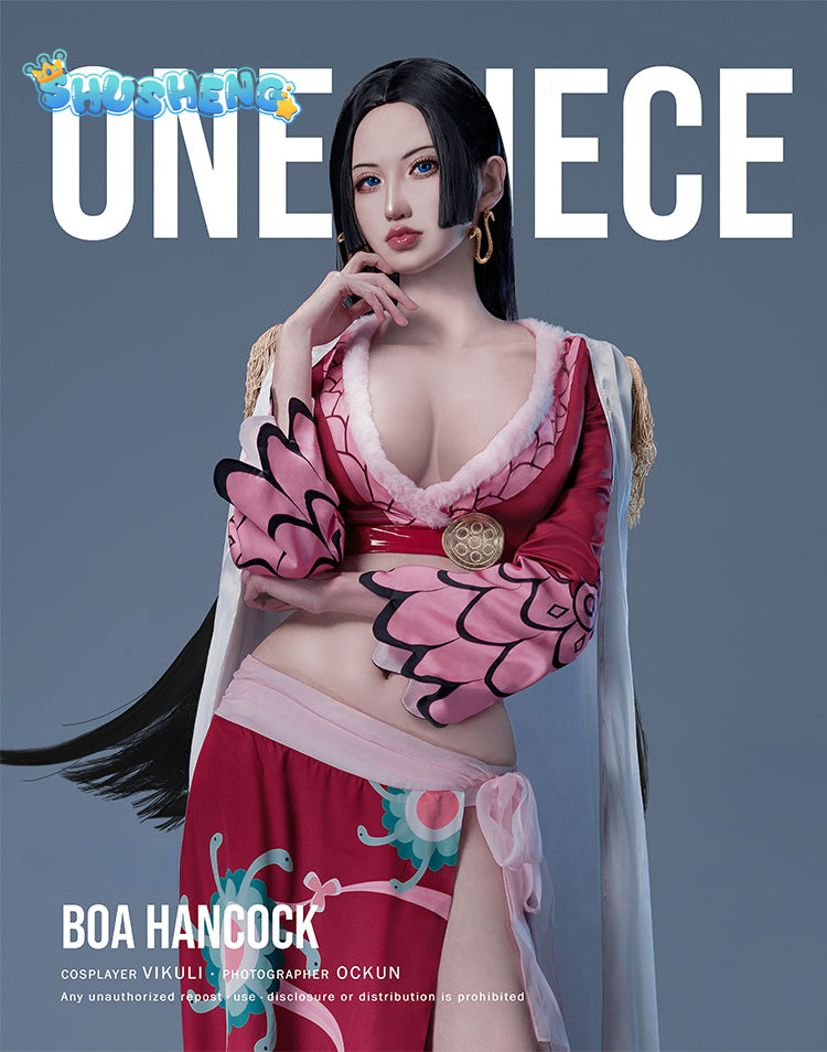 Anime Adult Women Sexy One Piece Cosplay Costume One Piece Boa Hancock Cosplay Costume for Halloween