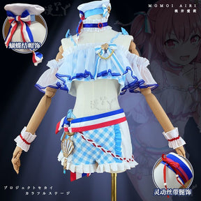 Bathing suit Momoi Airi Cosplay costume Halloween Christmas Role PJSK skirt sexy costume Swimming costume