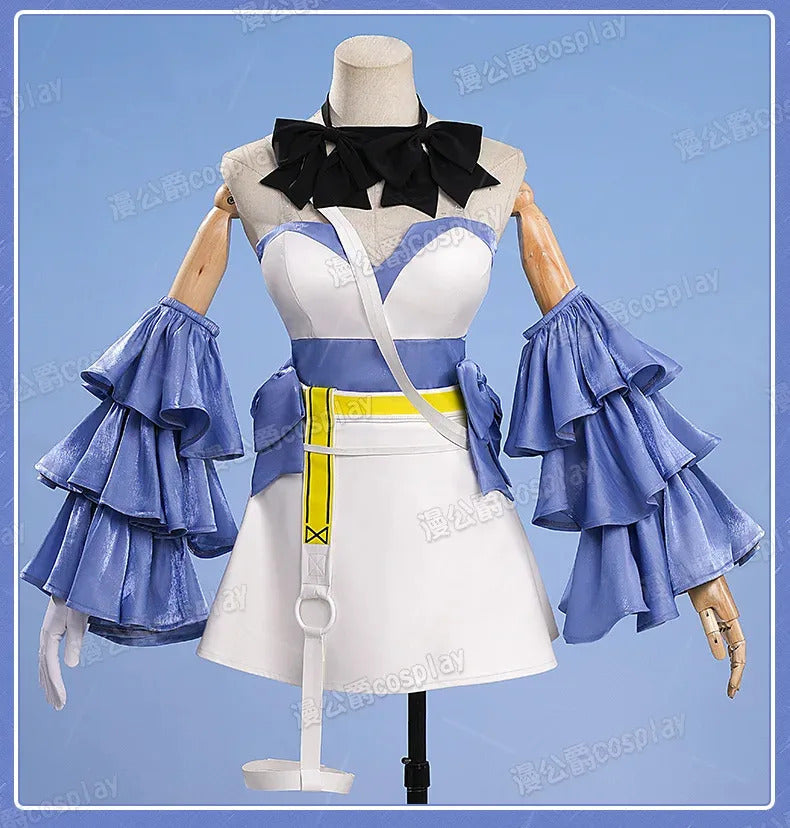 Dragon King The Gate to Cassell Jörmungandr Cosplay Xia Mi Costume Halloween party sweet dress props wig accessories Woman set