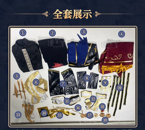 Identity V Frederick Kreiburg Cosplay Costume Composer Dragon Hunter Uniform Suit Halloween Costumes