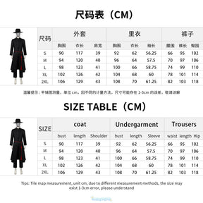 kpop cosplay Huntrix KPop Demon Hunters Sajaboys Cosplay Handsome Uniform Jinu Vampire Goth Punk Long Coat Korea Idol Halloween Suit