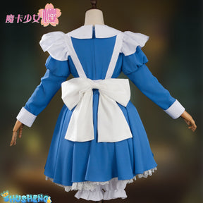 Cardcaptor Sakura Anime Cos KINOMOTO SAKURA Cosplay Costume Halloween Uniform Custom Size
