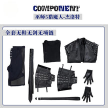 Geral Witcher 5 Cosplay Costume Uniform Geralt of Rivia White Wolf Halloween Carnival Party Christmas Play Role Clothes Clothing