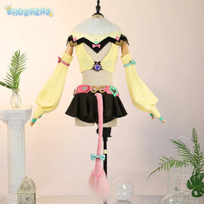 Shusheng-R Game Varesa Genshin Impact Cosplay Costume Strapless skirt top tail mask prop wig Halloween sweet uniform Woman New set XS-XXL
