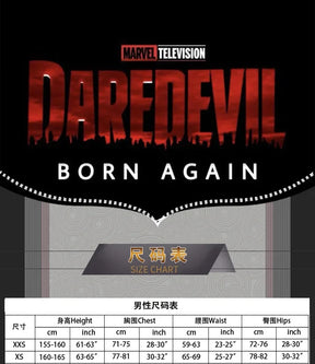 Daredevil‌ Cosplay Costume Jumpsuit Halloween Carnival Party Christmas Play Role Clothes Clothing for Men
