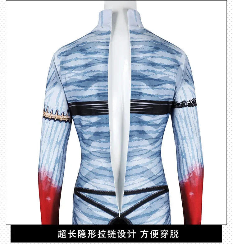 Shusheng-R Avatar:Fire and Ash Neytiri te Ckaha Mo'at’ite Cosplay Costume Tail Zentai Female Halloween Party Bodysuit